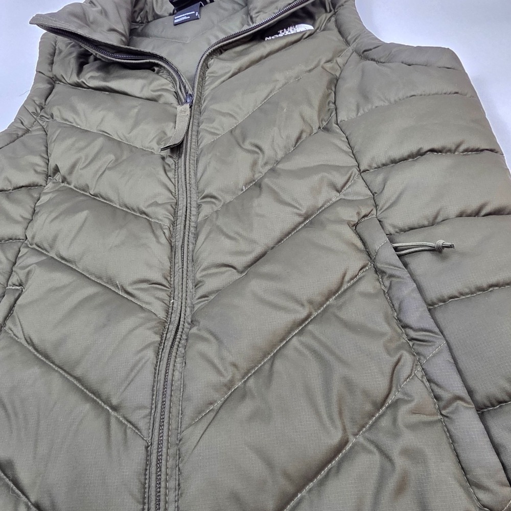 The North Face Womens Quilted Puffer Vest‎ Green Size Small - Picture 4 of 4